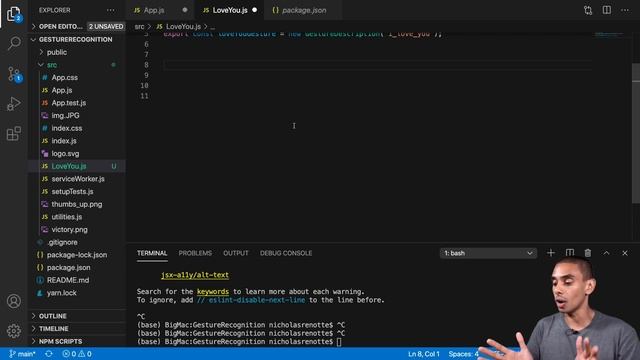 Custom Handpose Gesture Detection with Tensorflow.Js and React.Js | Deep Learning Hand Tracking смотреть онлайн