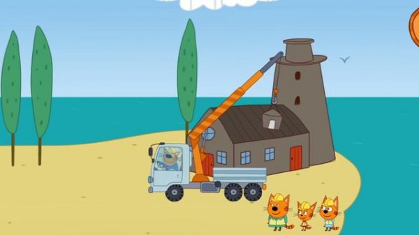 Kid-E-Cats Cars, Build a house | Part 2 | GoKids!