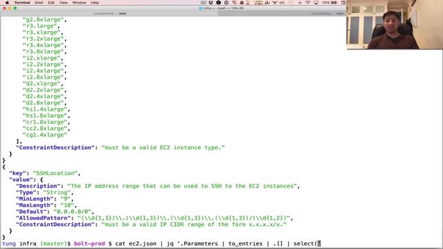 CloudFormation Template Required Parameters with jq смотреть онлайн