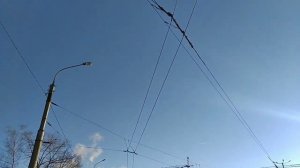 Автобусы и троллейбусы на конечной ВАСО (Авиазавод)