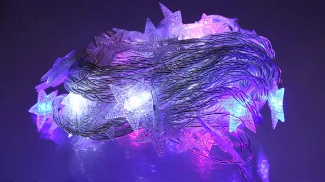 Гирлянда 60 свд 10 метров звезды RGB смотреть онлайн