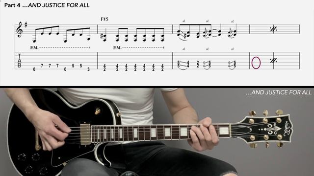 METALLICA - JUSTICE MEDLEY Live Sh*t '93 (Guitar cover with TAB | Lesson) смотреть онлайн