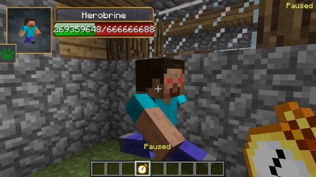 Herobrine vs Entity 303 all Сreepypasta mobs in minecraft part 9 смотреть онлайн