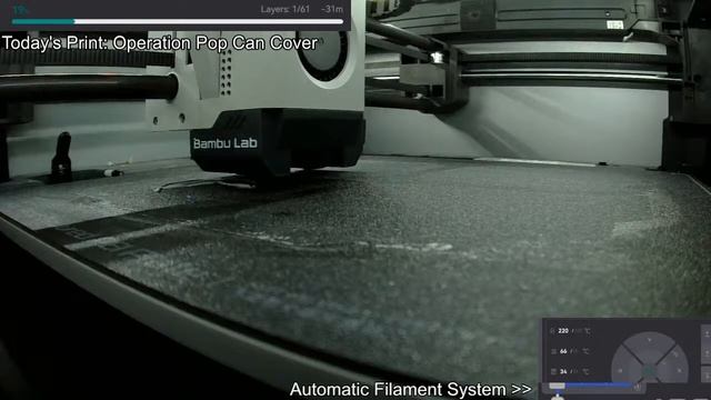 3D Printing Live Bambu Printer! [Operation Pop Can Cover] смотреть онлайн