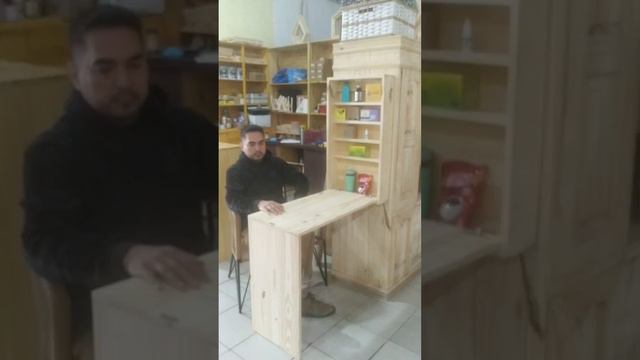 Escritorio Plegable De Pino Rosario