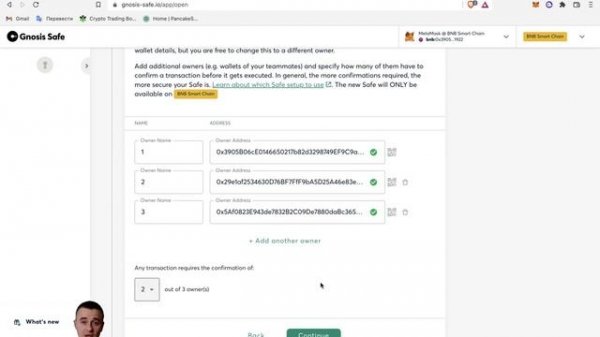 Обзор Gnosis Safe | Защита кошелька | Мультиподпись