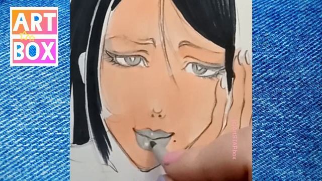 Как нарисовать АНИМЕ девушку маркерами?Drawing ANIMEGIRL With Markers StepBYstep