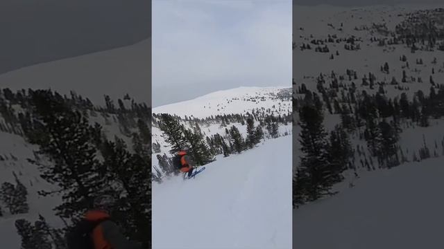Природный парк ЕРГАКИ. фрирайд спуск ? ⛷ смотреть онлайн