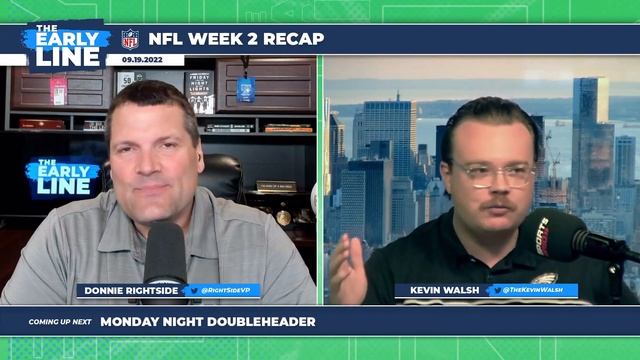 NFL Week 2 Recap, Monday Night Football Props, 9/19 | The Early Line Hour 2 смотреть онлайн