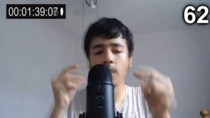 ASMR 100 TRIGGERS IN 2:58 - WORLD RECORD