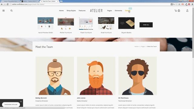 Atelier review - Multi-Purpose eCommerce WP theme смотреть онлайн