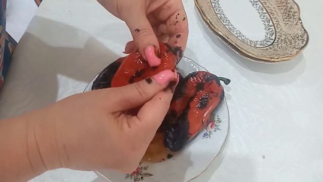 Запечённые перцы с помидорами!!!????? смотреть онлайн