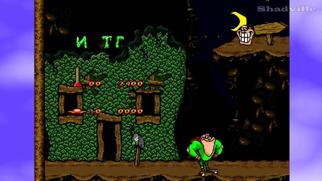 Boogerman: A Pick and Flick Adventure (Sega, 16 bit) Прохождение игры смотреть онлайн