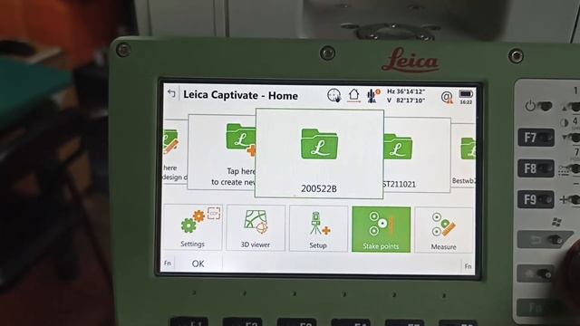 How to setup up Leica total station TS 16 by resection methoud. and how to transfer data to USB смотреть онлайн