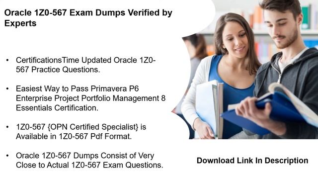 Oracle 1Z0-567 Dumps PDF | CertificationsTime смотреть онлайн