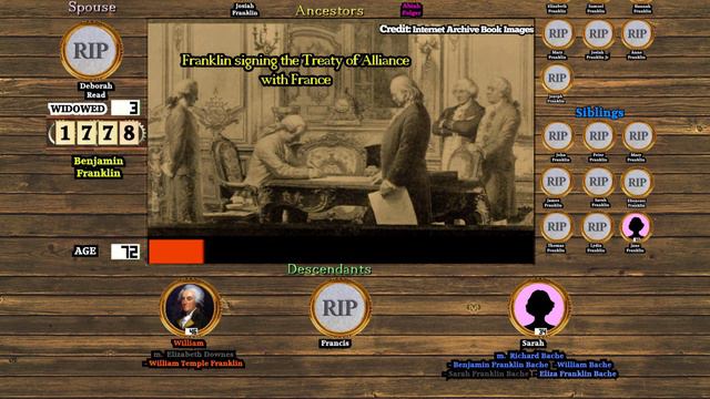 Benjamin Franklin: A Life Through Time (1706-1790) смотреть онлайн