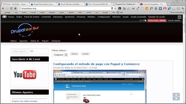 Drush Git y Drupal 7 en Windows смотреть онлайн