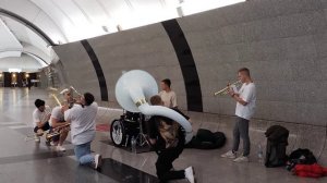 Музыка в метро.Группа "Эхо улиц".(1)