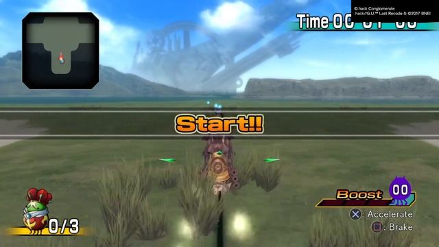 .hack//G.U. Last Recode Bike mission glitch смотреть онлайн