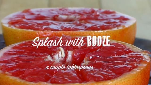 Сладкий запеченный грейпфрут смотреть онлайн