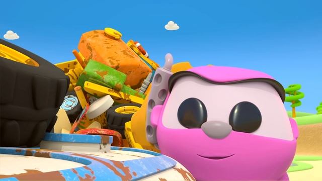 Car cartoons for kids & Leo the Truck cartoon compilation - Street vehicles & car toy games. смотреть онлайн