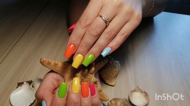 Верхние формы, летний дизайн ногтей. смотреть онлайн