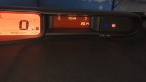 Citroen c3 picasso как выставить дату/время