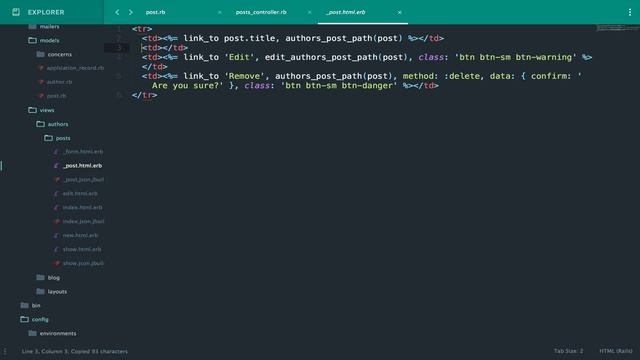 Rails Tutorial | How to build a blog with Rails 5 and Bootstrap 4 - Part 7 смотреть онлайн