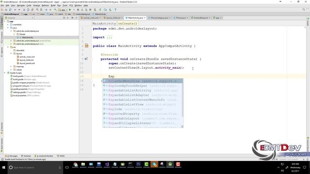 Android Studio Tutorial - Expandable Layout смотреть онлайн