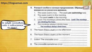Spotlight 4 класс Сборник упражнений страница 58 номер 6 ГДЗ решебник