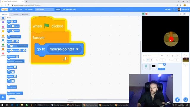 Coding Lesson: Making a Horror Game in Scratch смотреть онлайн