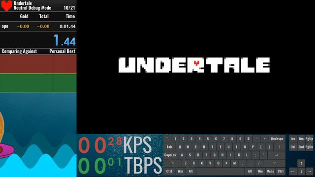 Undertale Debug Neutral PB (1.440) смотреть онлайн