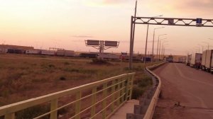 Переход границы Казахстан-Россия на переходе Маштаково