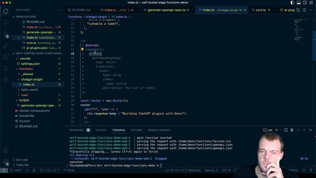 Building ChatGPT Plugins with Supabase Edge Runtime смотреть онлайн
