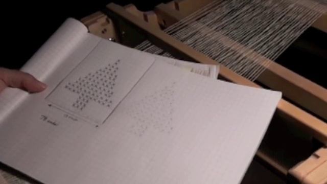 Weave Overshot Christmas Trees on a Rigid Heddle Loom Part 1 смотреть онлайн