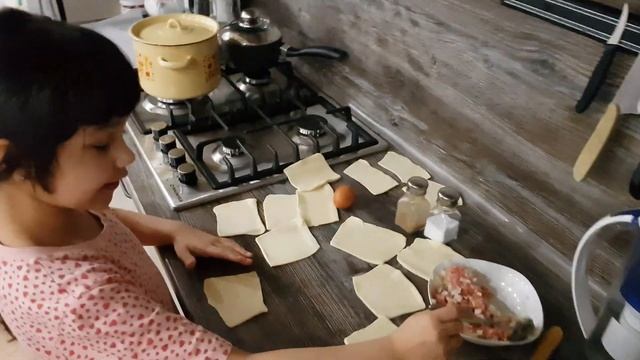 Домашние треугольники с мясом смотреть онлайн