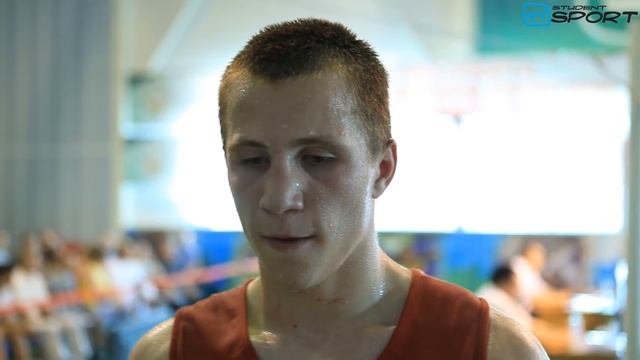 Универсиада2012.Бокс.Интервью. Артём Мохов. смотреть онлайн