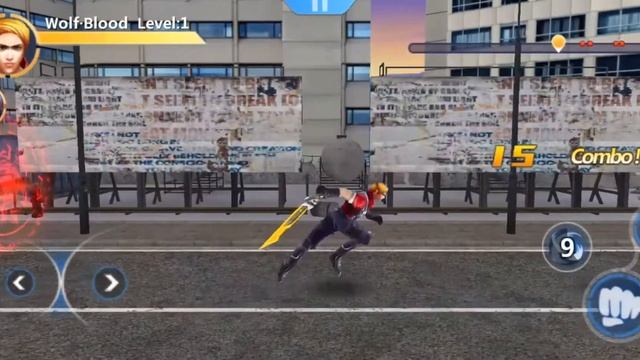 Ninja Wolfman Street Fight Game Level 01 "update version 2020" смотреть онлайн