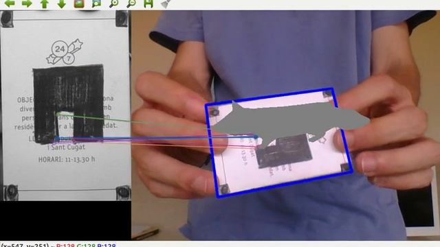 Augmented reality with Python and OpenCV: Fox demo смотреть онлайн