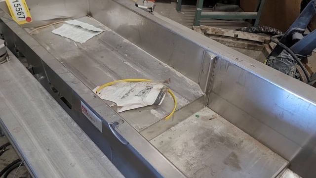Used FMC FoodTech Vibratory Pan Feeder 18"W X 7' Long - VF1806-1/2X84 смотреть онлайн