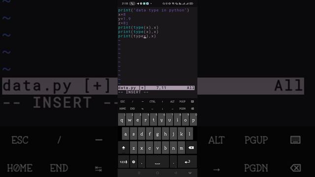 python in android numeric data type смотреть онлайн