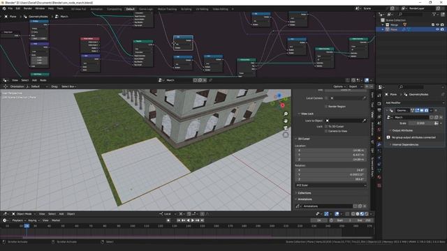 Flood Fill Experiment - Blender Simulation Nodes смотреть онлайн