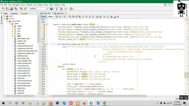 How to add Image Slider in PHP Step by Step | Ecommerce website project| Part 14 |Robot Balok смотреть онлайн