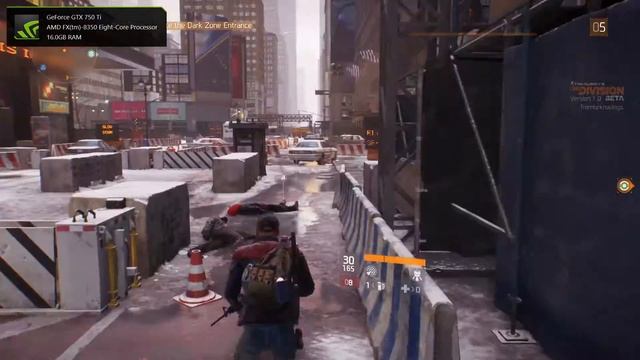 The Division PC Beta AMD FX 8350 GTX 750ti 1080p смотреть онлайн
