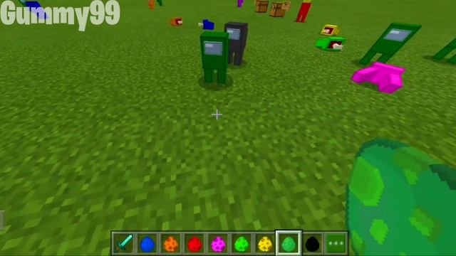 Among Us MOD in Minecraft PE... смотреть онлайн
