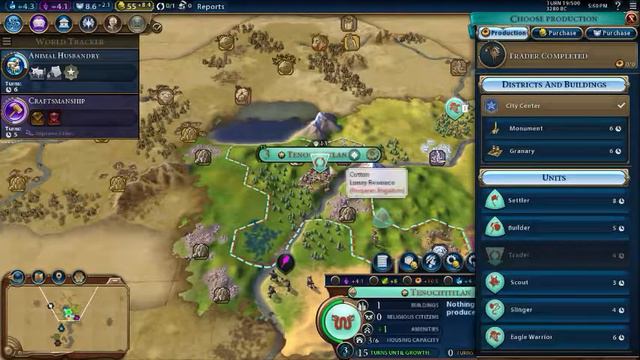 Civilization 6 How To Trade смотреть онлайн