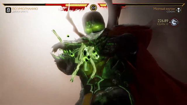 Mortal Kombat 11 Jacqui Briggs vs Spawn | Джэки Бриггс против Спауна смотреть онлайн