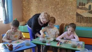 Открытое занятие по ИЗО: “Хохломские узоры” (подготовительная группа)