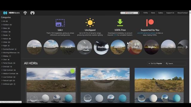 Maya Skydome Light HDRI Tutorial