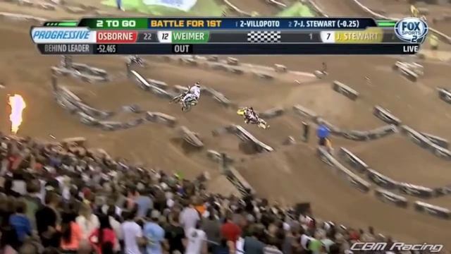 James Stewart VS Ryan Villopoto Monster Energy Cup 2013 js7 Scrub Past rv2 смотреть онлайн